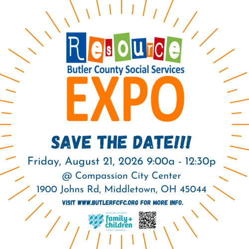 Butler County Social Services Resource Expo, Aug 21, 2026, 9–12:30, Compassion City Center, Middletown, OH